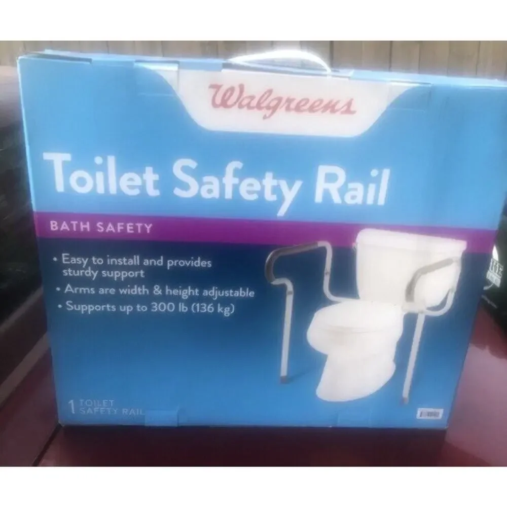 Walgreens Bath Safety Bedside Toilet - Supports up to 350 Pounds